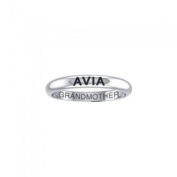 AVIA GRANDMOTHER Sterling Silver Ring TRI1177 - Jewelry